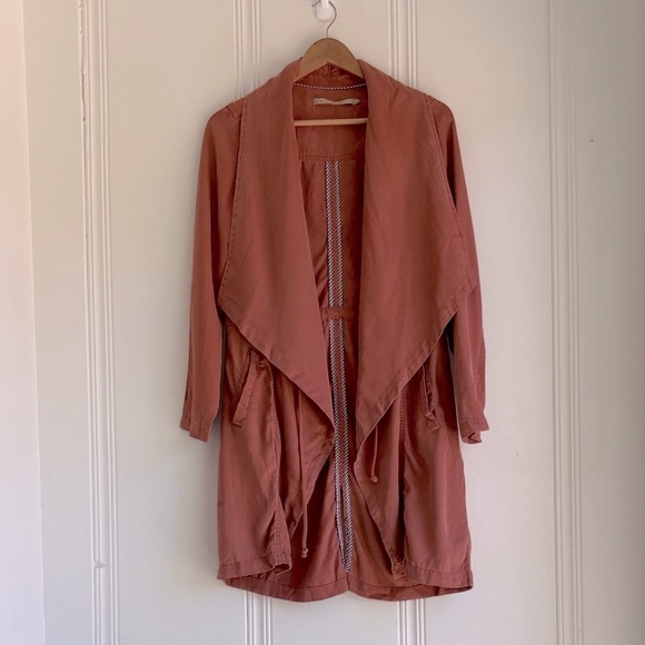 3/$30! Max Jeans Salmon Terracotta Tencel Jacket - Picture 1 of 3